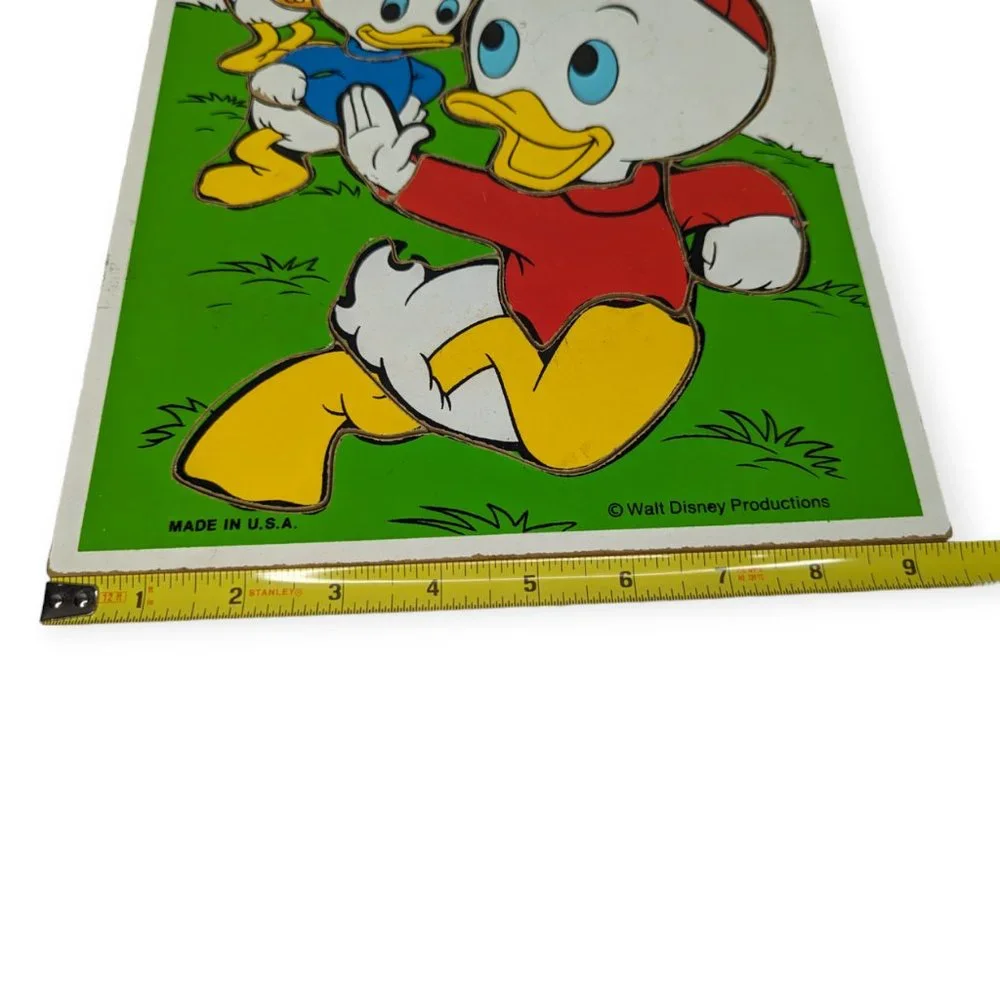 Vintage Playskool Disney Huey, Louie and Dewey Puzzle